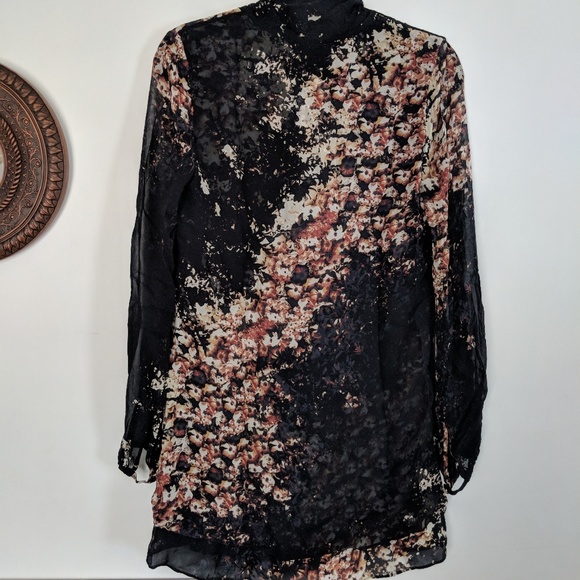 Intermix tunic sheer double lined top or dress - Picture 6 of 8
